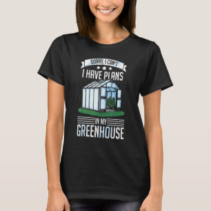 T-shirt Plante jardinage de serres jardiner débutant petit