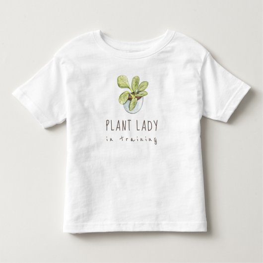 T-shirt plante Lady in Training (Devant)