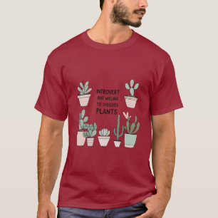 T-shirt Plante Lover - Desi minimal amusant