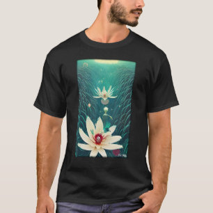T-shirt Plante naturel de la prairie de printemps de Lily