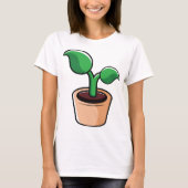 T-shirt Plante pointillé (Devant)