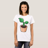 T-shirt Plante pointillé (Devant entier)