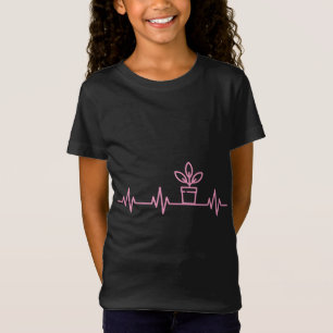 T-Shirt Plante Postal Lifeline Heartbeat Amusant Plante