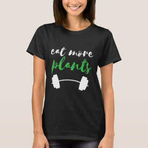 T-shirt Plante Propulsé Manger Plus Plante Diète Vegan Gym