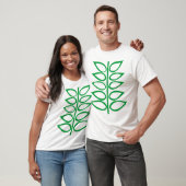 T-shirt Plante rétro - Vert (Unisexe)