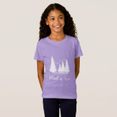 T-Shirt Plante un arbre, sauvez notre Cool forestier T-shi (Devant entier)