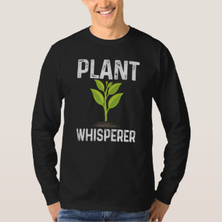T-shirt Plante Whisperer Funny Hobby jardinage Vegan Love