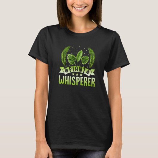 T-shirt Plante Whisperer Hobby Garden Fleur Botanique (Devant)