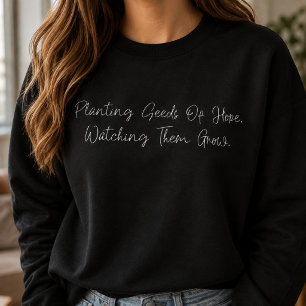 T-shirt Planter des graines d'espoir Les regarder grandir 