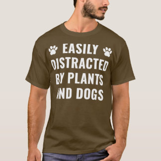 T-shirt Plantes drôles et chiens Jardinage Amateur de plan