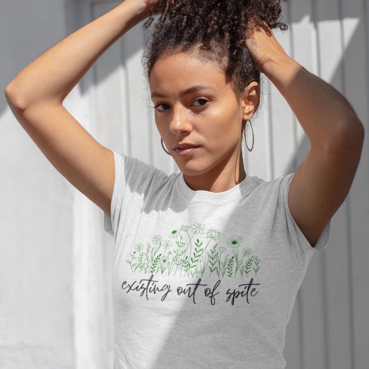 T-shirt Plantes existantes par dépit