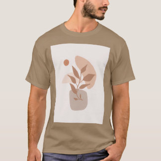 T-shirt Plantes minimalistes du milieu du siècle