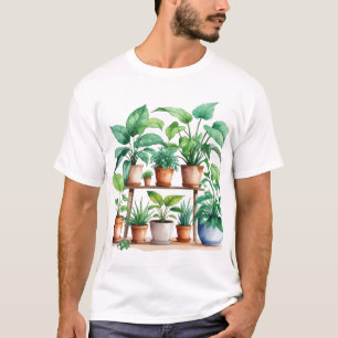 T-shirt Plantes - Plante intérieur vert verdoyant