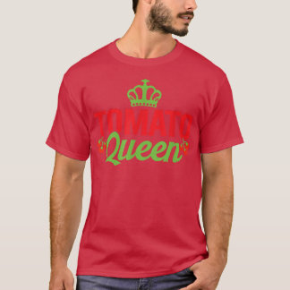 T-shirt Planteur de tomates rouges de la reine des tomates