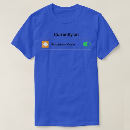 T-shirt Plaque d'aquarium (Design devant)