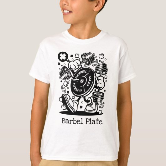 T-shirt Plaque de barbeau (Devant)