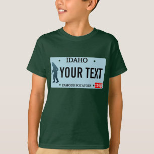 T-shirt Plaque de licence Idaho Sasquatch