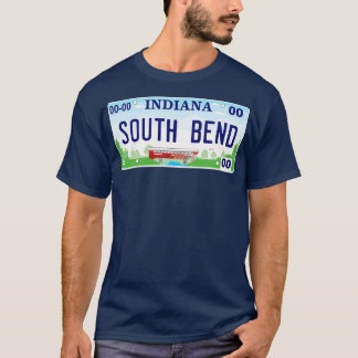 T-shirt Plaque de licence South Bend Indiana