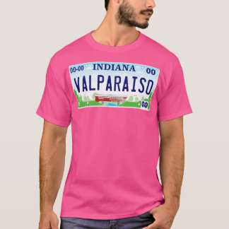 T-shirt Plaque de licence Valparaiso