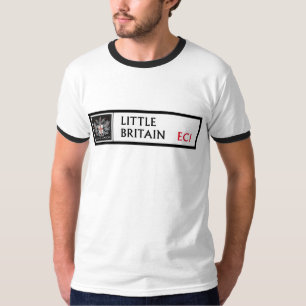 T-shirt Plaque de rue de la peu de Grande-Bretagne,