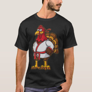 T-shirt Plaque de Thanksgiving Mma Kickboxing Judo Karate