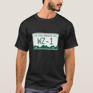 T-shirt Plaque d'immatriculation de Steamboat Springs Colo