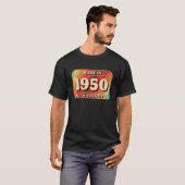 T-shirt Plaque d'immatriculation vintage fabriquée en 1950 (Devant entier)