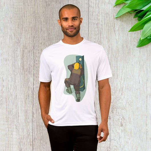 T-shirt Plaque métallique soudée industrielle