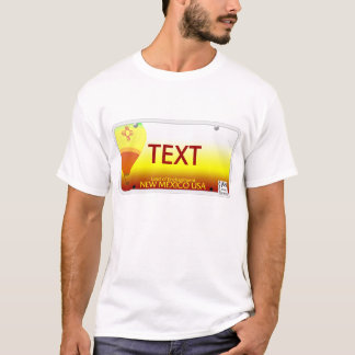 T-shirt Plaque minéralogique de nanomètre