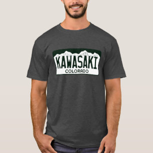 T-shirt Plaque minéralogique du Colorado : Kawasaki