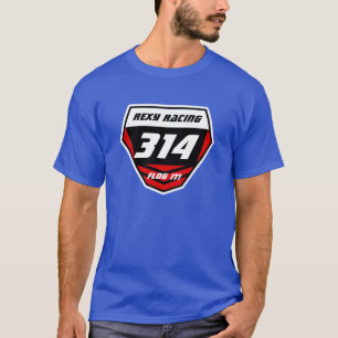 T-shirt Plaque minéralogique nommée faite sur commande :