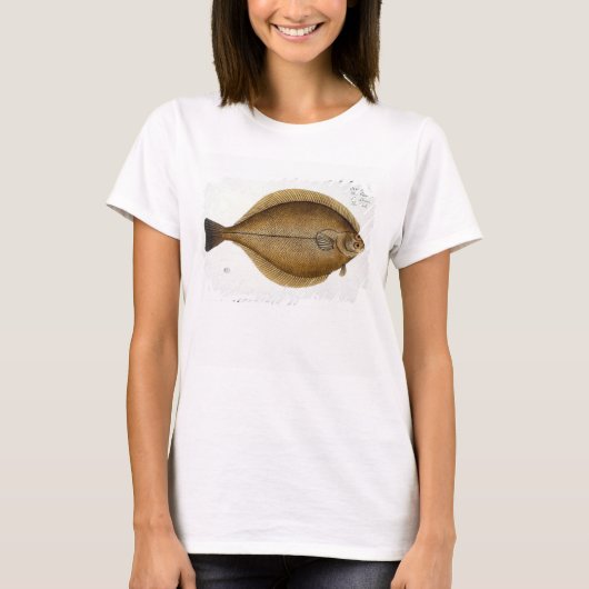 T-shirt Plaque XLVI de Dab (Pleuronectes Limanda) de 'Icht (Devant)