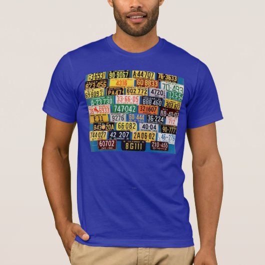 T-shirt Plaques de licence par H. Wilson Smith (Devant)