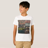 T-shirt Plaques de licence vintages (Devant entier)