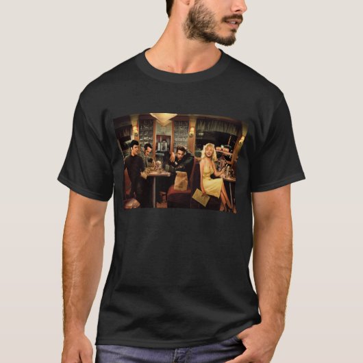 T-shirt Plat bleu (Devant)