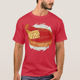 T-shirt Plat Profond Pizza nourriture manger savoureux