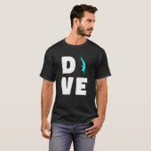 T-shirt Plate-forme amusante Plongée Springboard Plongée (Devant entier)