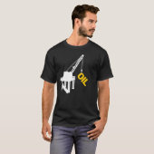 T-shirt Plate-forme de construction (Devant entier)