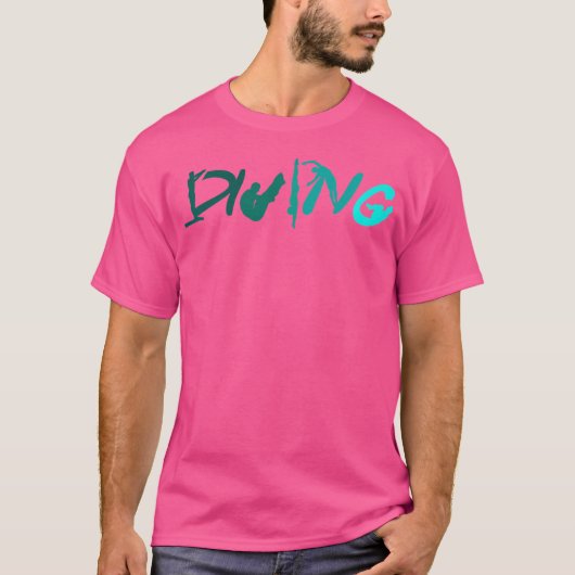 T-shirt Plate-forme de plongée Springboard High Diving (Devant)