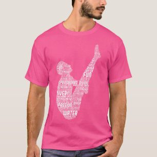 T-shirt Plate-forme de plongée Springboard Plate-forme de