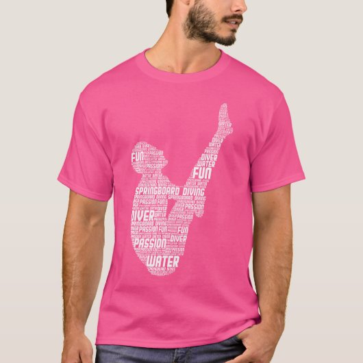 T-shirt Plate-forme de plongée Springboard Plate-forme de (Devant)