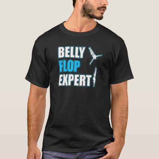 T-shirt Plate-forme Humour Springboard Plongée 3 (Devant)
