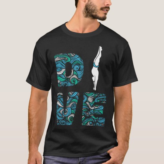 T-shirt Plate-forme plongée Springboard (Devant)