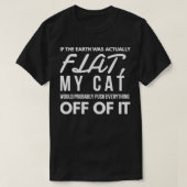 T-shirt PlatEarth Vs Chat (Design devant)