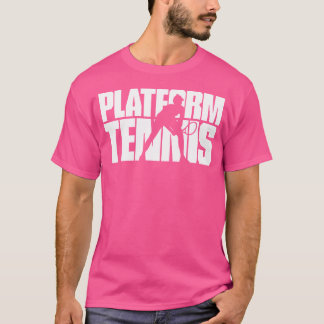T-shirt Plateforme de tennis