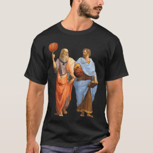 T-shirt Platon Aristote Match de basket-ball - Philosophe