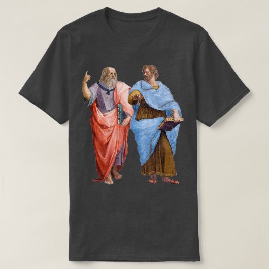 T-shirt Platon et Aristote 1 (Design devant)