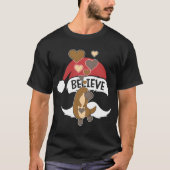 T-shirt Platypus Cute Avec Coeurs I Love Platypuses (Devant)