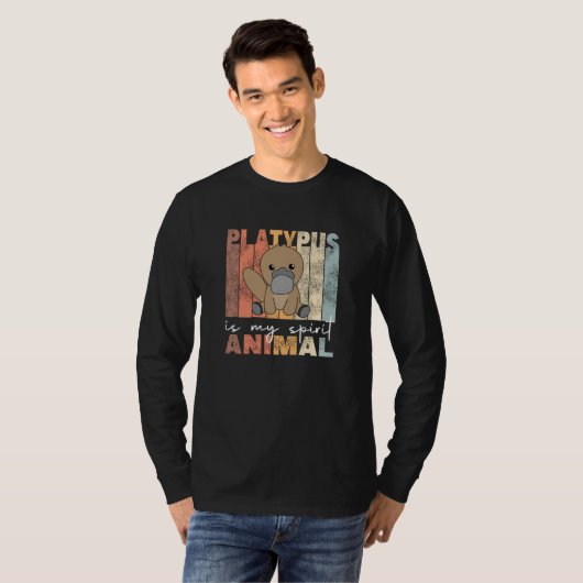 T-shirt Platypus Est Mon Esprit Animal - Sweet Platypus (Devant entier)