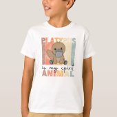 T-shirt Platypus Est Mon Esprit Animal - Sweet Platypus (Devant)